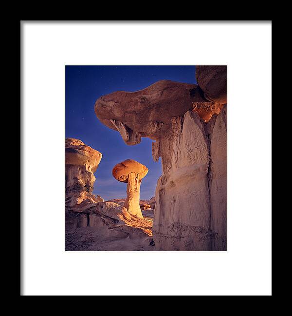 Badlands Framed Print featuring the photograph Light There Be by Peter Boehringer
