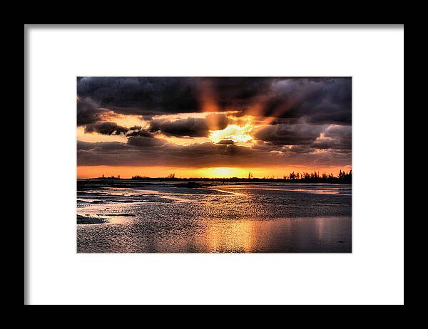 Light Framed Print featuring the photograph Light Through the Clouds by Montez Kerr