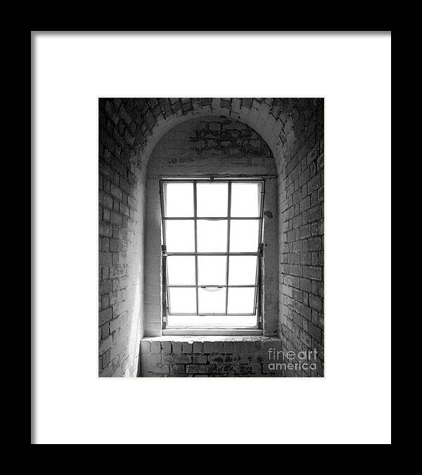 Studio Version Framed Print featuring the photograph Lighthouse Window studio version by E B Schmidt