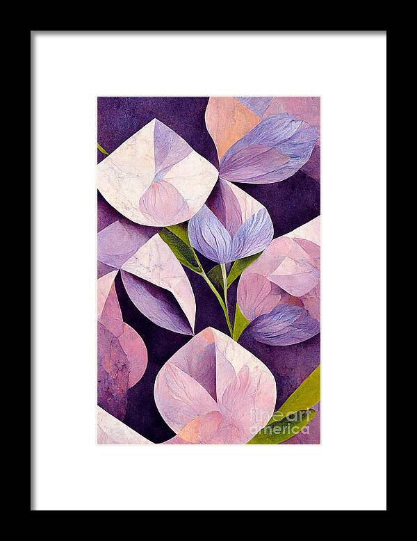 Lilac Framed Print featuring the digital art Lilac by Sabantha
