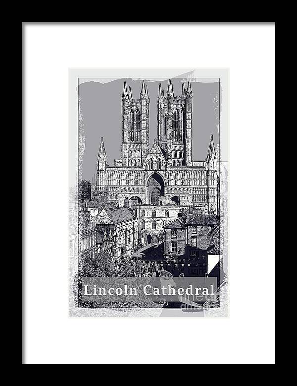 Lincolnshire Framed Print featuring the photograph Lincoln Cathedral, Lincolnshire, UK by Philip Preston