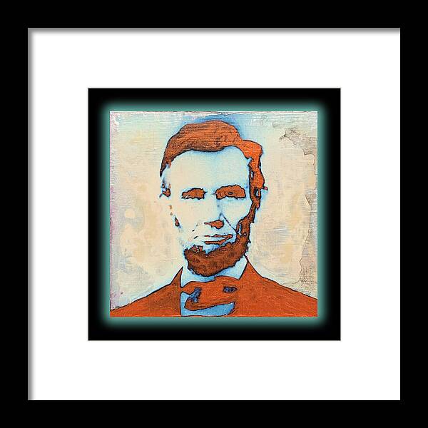 Wunderle Framed Print featuring the mixed media Lincoln V1A.M by Wunderle