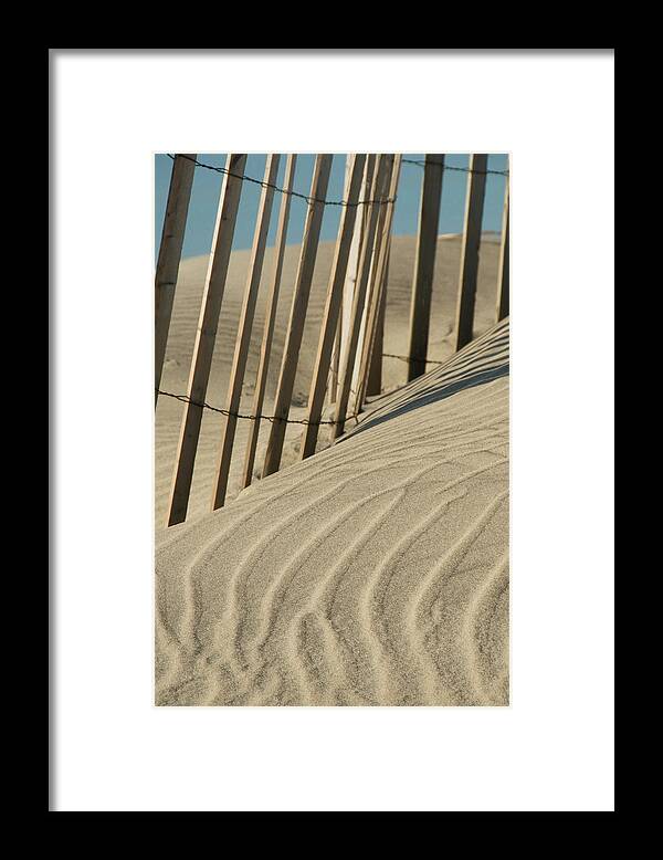 Lines Framed Print featuring the photograph Lines in the Sand by Melissa Southern