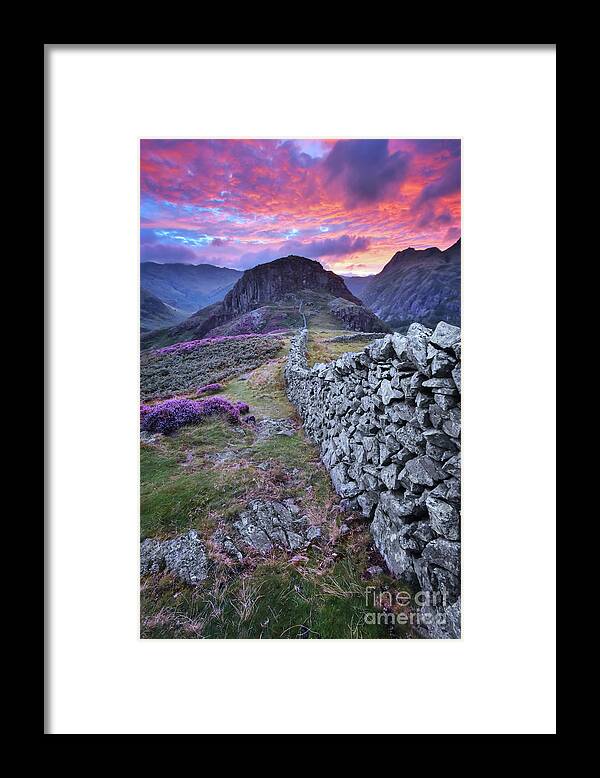 Sky Framed Print featuring the photograph Lingmoor Fell 2.0 by Yhun Suarez