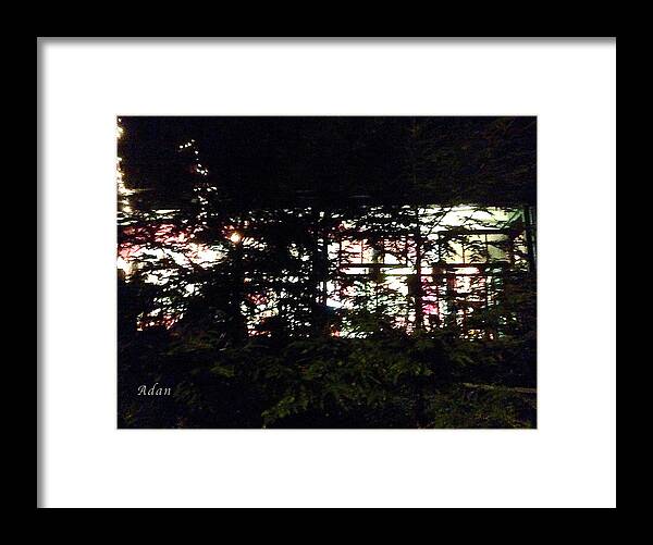 Silhouettes Framed Print featuring the photograph Lit Like Stained Glass by Felipe Adan Lerma