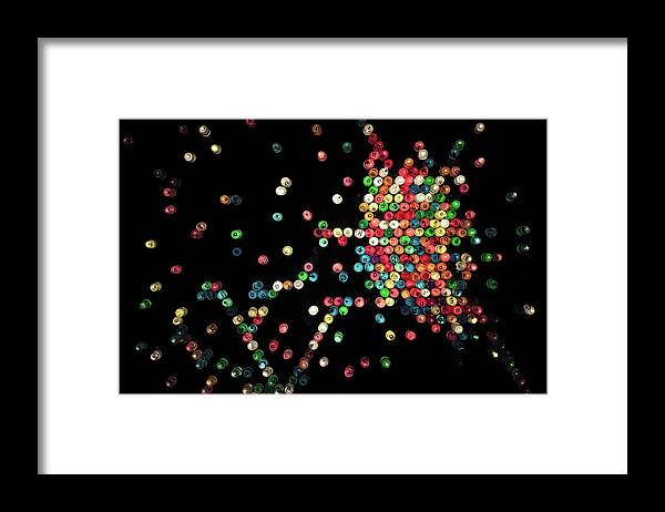 Lite Brite Framed Print featuring the photograph Lite Brite by Scott Norris