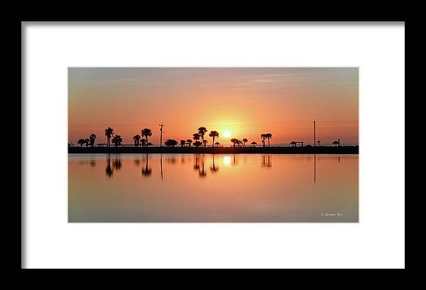 Sunrise Framed Print featuring the photograph Little Bay Reflections by Christopher Rice
