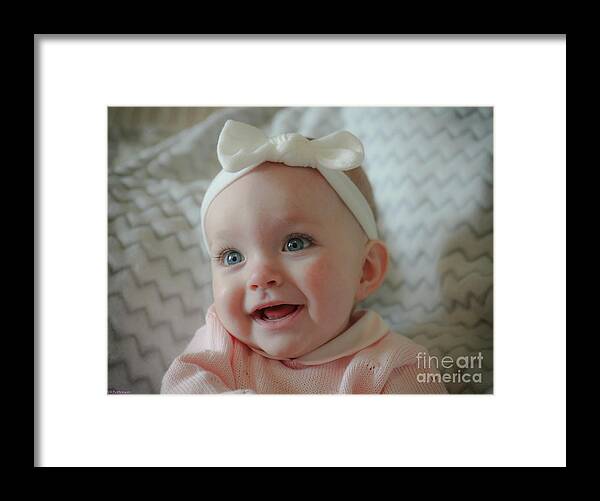 Baby Framed Print featuring the photograph Little Girl II by Veronica Batterson