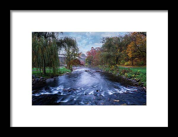 Little Framed Print featuring the photograph Little Lehigh Creek in October by Jason Fink