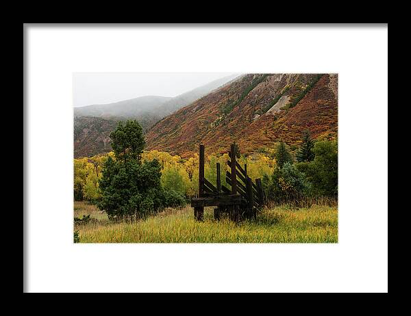 Colorado Framed Print featuring the photograph Loading Chute - 9550 by Jerry Owens