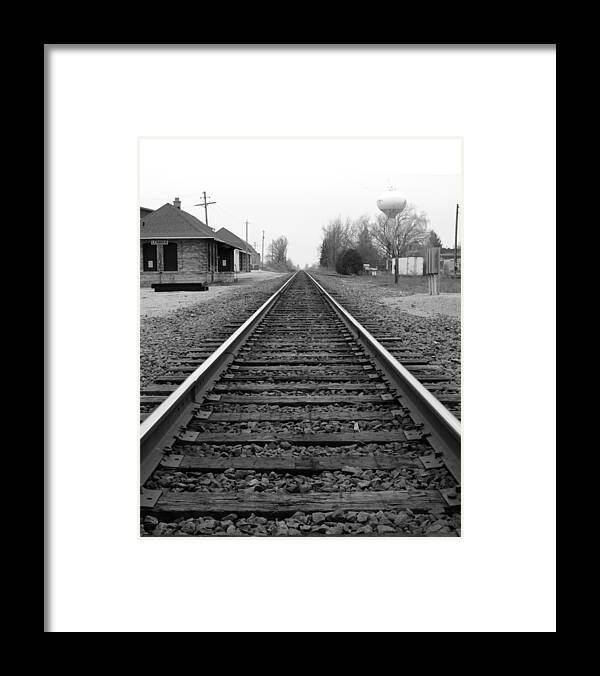 Lomira Framed Print featuring the photograph Lomira Train Station by Todd Zabel