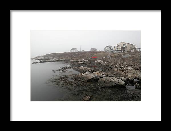 Canada Framed Print featuring the photograph Lonely red chairs by Murray Rudd