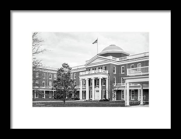 Longwood University Framed Print featuring the photograph Longwood University Rotunda Hall by University Icons