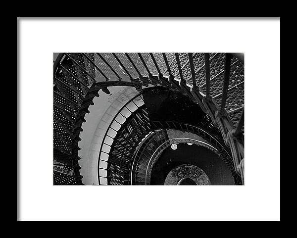 Piedras Blancas Framed Print featuring the photograph Looking Down by Gina Cinardo