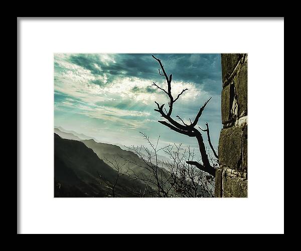 China Framed Print featuring the photograph Looking Out by Robert Knight