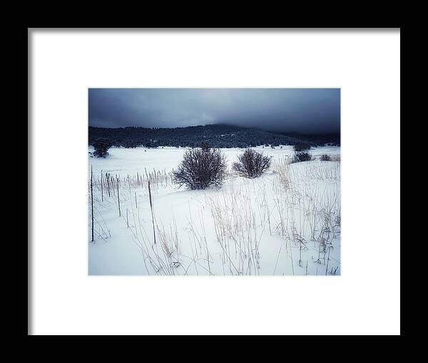 Dan Miller Framed Print featuring the photograph Looming Storm by Dan Miller