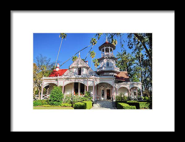 Queen Anne Cottage Framed Print featuring the photograph Los Angeles Queen Anne Cottage by Kyle Hanson