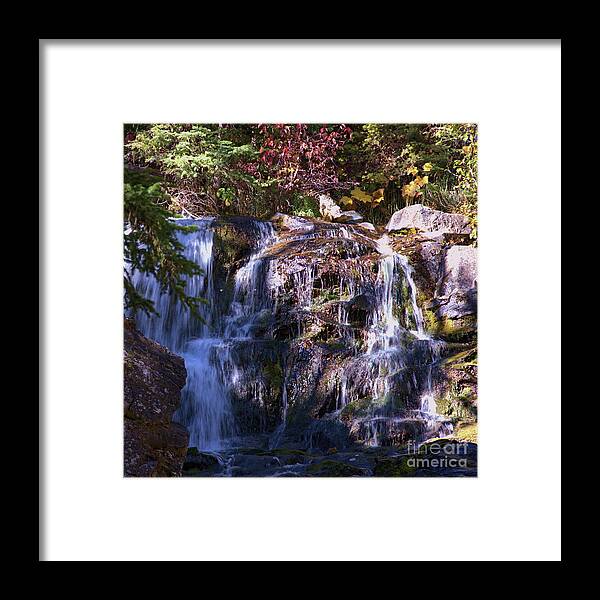 Waterfall Framed Print featuring the photograph Lost Creek Waterfall by Kae Cheatham