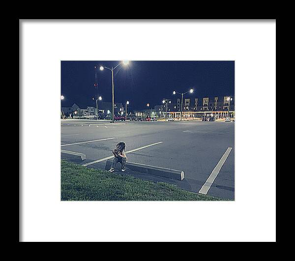 Child Framed Print featuring the photograph Lost in His Own Innocence by Lee Darnell