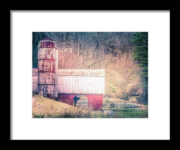 Barn Framed Print featuring the photograph Lost In Time by Debra Forand