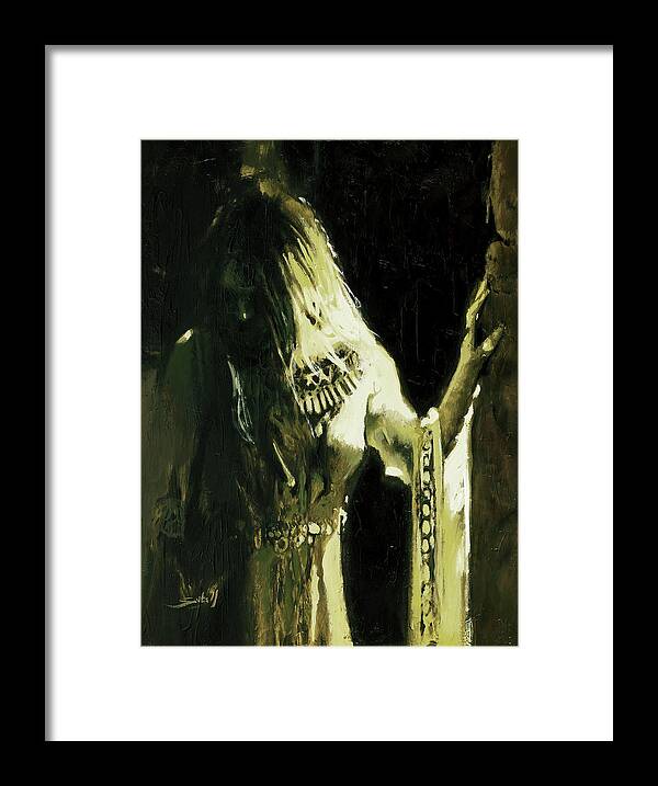 Gothic Framed Print featuring the painting Lost Soul by Sv Bell