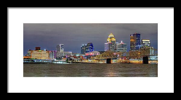 Louisville Skyline Framed Print featuring the photograph Louisville by Rod Best