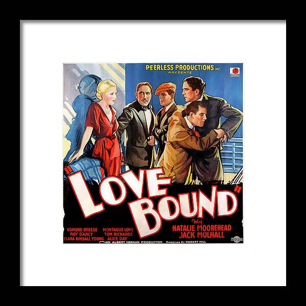 Love Framed Print featuring the mixed media ''Love Bound'' poster by Movie World Posters