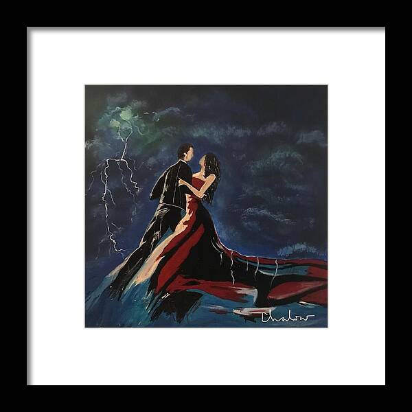  Framed Print featuring the painting Love Spell by Charles Young