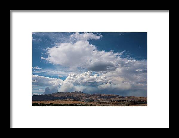 Wildfire Framed Print featuring the photograph Loyalton Wildfire by Ron Long Ltd Photography