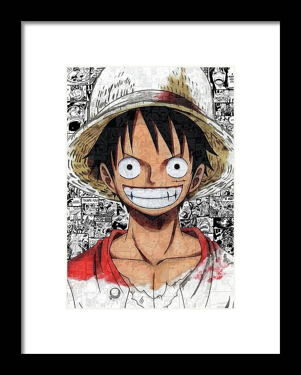 One Piece Gear 5 Luffy, an art print by Anime & Manga aesthetic