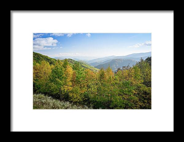 Landscape Framed Print featuring the photograph Luftee Overlook by Ed Stokes