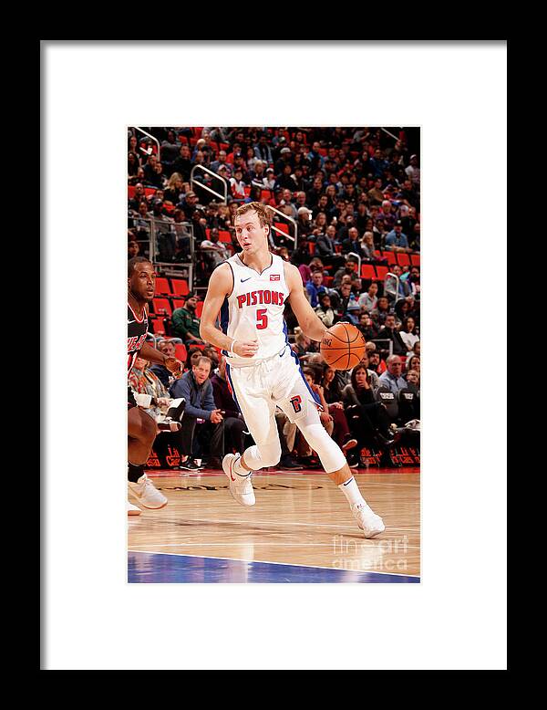 Nba Pro Basketball Framed Print featuring the photograph Luke Kennard by Brian Sevald