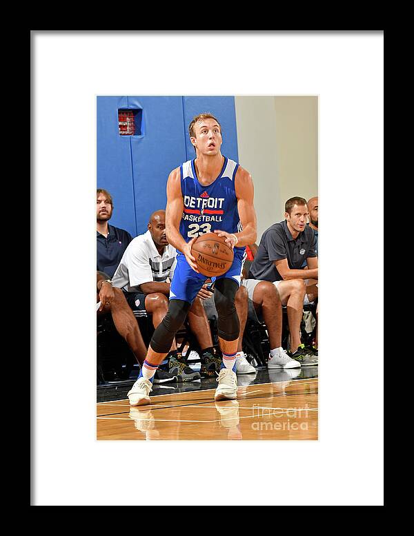 Nba Pro Basketball Framed Print featuring the photograph Luke Kennard by Fernando Medina