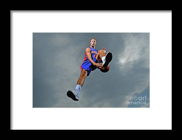 Nba Pro Basketball Framed Print featuring the photograph Luke Kennard by Jesse D. Garrabrant