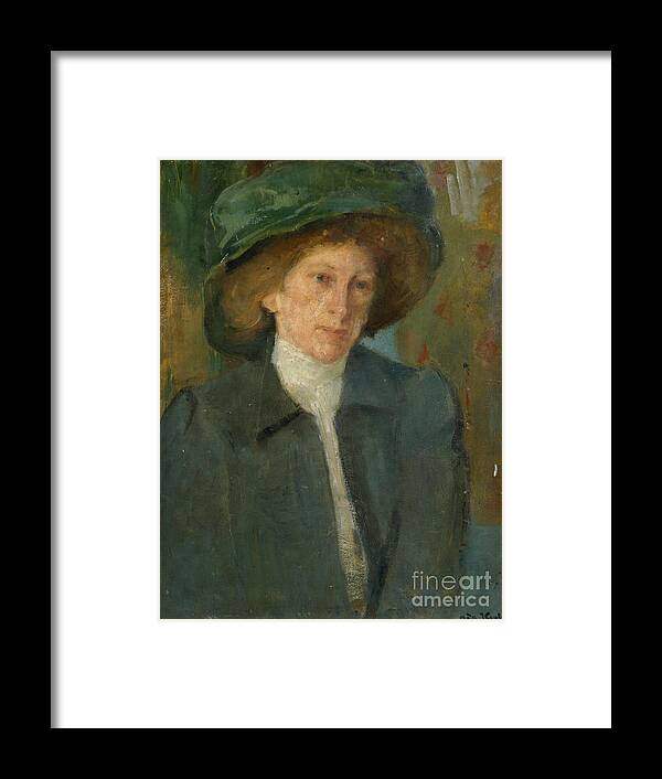 Oda Krohg Framed Print featuring the painting Lul Krag by O Vaering by Oda Krohg