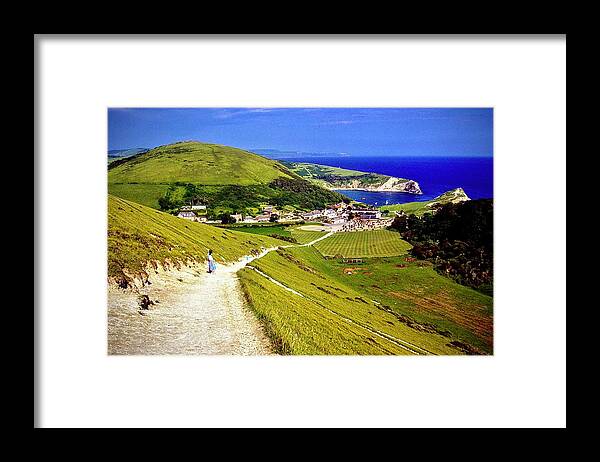Lulworth Framed Print featuring the photograph Lulworth Cove Dorset by Gordon James