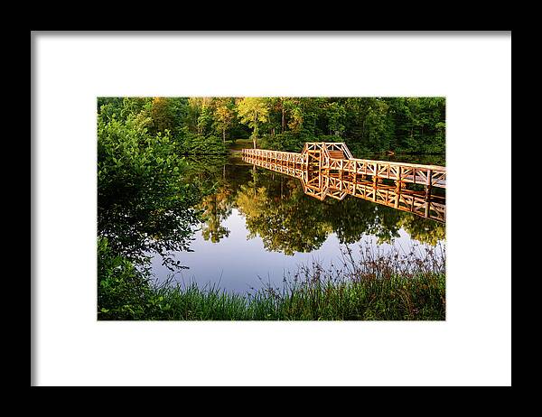 Cub Creek Lake Framed Print featuring the photograph Luminescent by Michael Scott