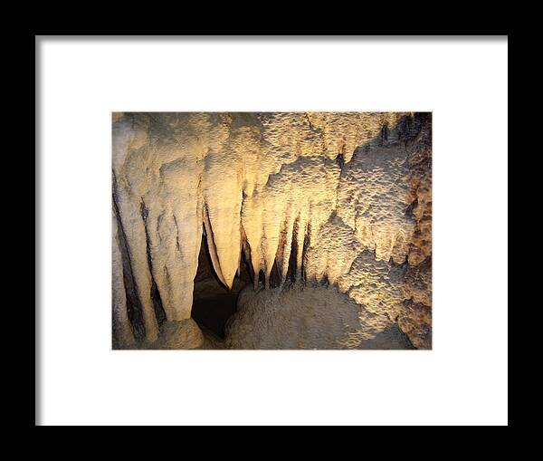 Cave Framed Print featuring the photograph Luray Caverns by Nancy Ayanna Wyatt
