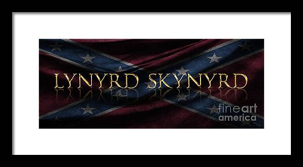 Lynyrd Skynyrd Framed Print featuring the photograph Lynyrd Skynyrd Gold by Billy Knight