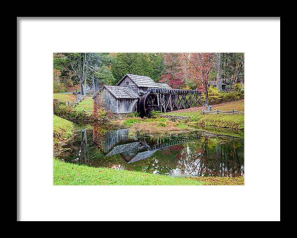 Mabry Mill Framed Print featuring the photograph Mabry Mill - Mabry, NC by Gordon Ripley