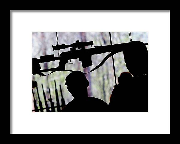 Machine Guns Framed Print featuring the photograph Machine Gun Sale by Rick Wilking