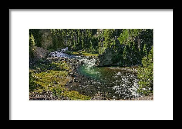 Madison Framed Print featuring the photograph Madison River Yellowstone by Nicholas McCabe
