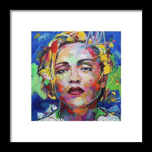 Madonna Framed Print featuring the painting Madonna by Richard Day