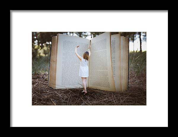 People Framed Print featuring the photograph Magic big book by Themacx