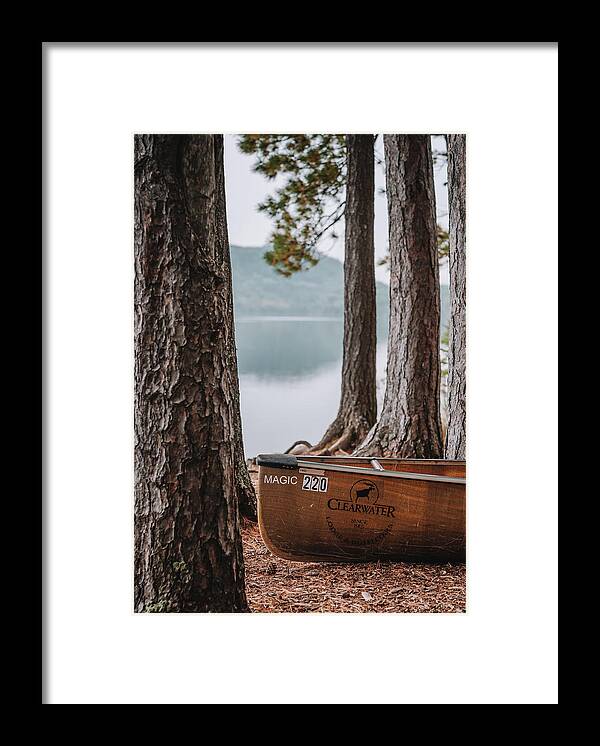 Canoe Framed Print featuring the photograph Magic Canoe by Bella B Photography