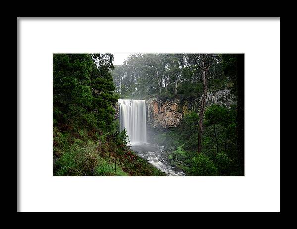 Waterfall Framed Print featuring the photograph Magic Falls by Damian Morphou