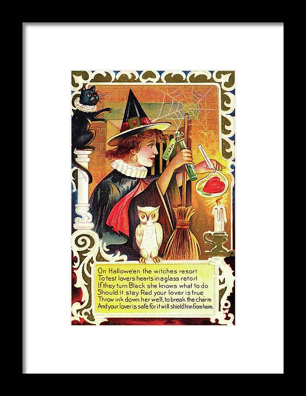 Love Framed Print featuring the digital art Making a Love Potion by Long Shot