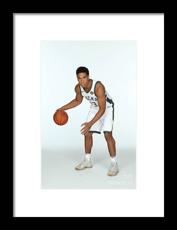 Media Day Framed Print featuring the photograph Malcolm Brogdon by Gary Dineen