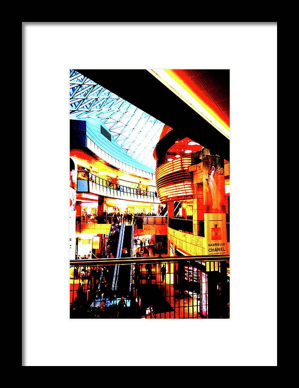 Mall Framed Print featuring the photograph Mall In Warsaw, Poland 4 by John Siest