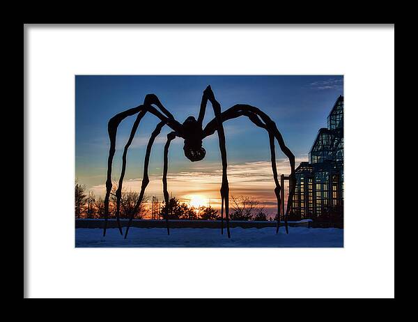 Maman Framed Print featuring the photograph Maman the Spider, Ottawa by Tatiana Travelways